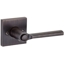 Kwikset Signature Contemporary Lisbon Square Rose Grade 2 Lever Set