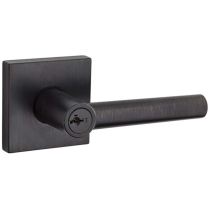 Kwikset Signature Contemporary Milan Square Rose Grade 2 Lever Set