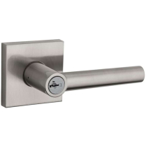 Kwikset Signature Contemporary Milan Square Rose Grade 2 Lever Set