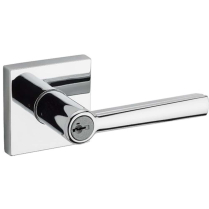 Kwikset Signature Contemporary Montreal Square Rose Grade 2 Lever Set
