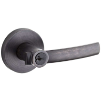 Kwikset Signature Contemporary Sydney Round Rose Grade 2 Lever Set