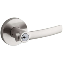Kwikset Signature Contemporary Sydney Round Rose Grade 2 Lever Set