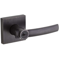 Kwikset Signature Contemporary Sydney Square Rose Grade 2 Lever Set