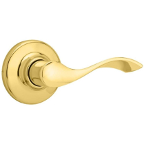 200BL 3 RCAL RCS BALBOA POLISHED BRASS PASSAGE LEVER