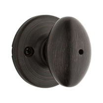 Kwikset 300A0 11P Aliso Knob Venetian Bronze Privacy Set