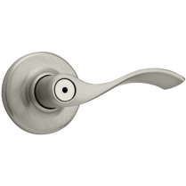 Kwikset 300BL 15 RCAL RCS Balboa Satin Nickel Privacy Lever