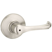 Kwikset 300DNL 15 RCAL RCS Dorian Satin Nickel Privacy Lever