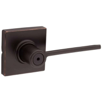 Kwikset Series Ladera Square Rose Classic Design Grade 3 Lever Set
