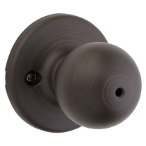 Kwikset 300P 11P RCAL RCS Polo Venetian Bronze Privacy Knob