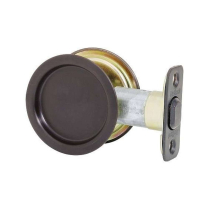 Kwikset 334 11P Round Pocket Door Lock Passage Lock
