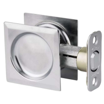 Kwikset 334 Passage Square Pocket Door Lock for Sliding Door