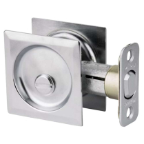 Kwikset 335 Privacy Square Pocket Door Lock for Sliding Door