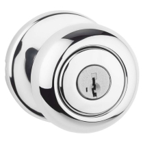400CV 26 SMT COVE KNOB POLISHED CHROME KEYED ENTRY