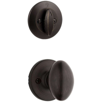 Kwikset 604A0 Aliso Knob Single Cylinder Interior Trim for Handleset
