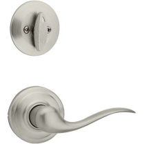 Kwikset 604TNL 15 RCAL RCS Tustin LH Satin Nickel Lever Interior Pack