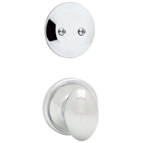 Kwikset 606L Laurel Egg Dummy Inactive Interior Trim for Handleset