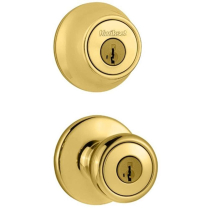Kwikset 690T Keyed Entry Tylo Knob with Single Deadbolt Comb