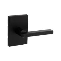 Kwikset 720HFLRCT5146ALRCS San Clmte Rect Trim Passage Blk