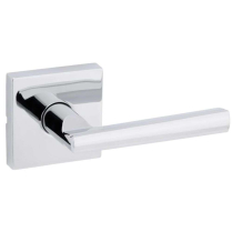 Kwikset 720MRL SQT 26 Montreal Lever (Square) Passage Polished Chrome