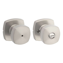 Kwikset 730AYKMDT6ALRCS Midtown Knob Privacy Arroyo Nickel