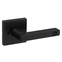 Kwikset 730HFL-SQT-LED-514 Blk Halifax LED Lever Bed Bath