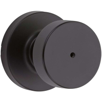 Kwikset 730PSKRDT Privacy Black Round Rosette Pismo Knob