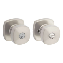 Kwikset 740AYKMDTSMT6ALRCS Midtown Knob Entry Nickel