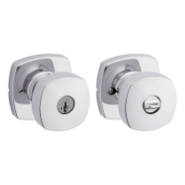 Kwikset 740AYKMDT26SMT6ALRCS Midtown Knob Entry Chrome