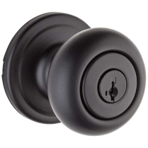 Kwikset RCAL/S GC Hancock Iron Black Entry Knob Smartkey