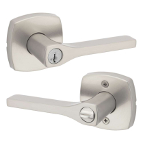 Kwikset 740TPLMDTSMT6ALRCS Midtown Lever Entry Nickel