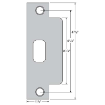 Kwikset 83846 ASA-1 Strike Plate for Kwikset Knobs & Levers