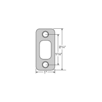 DISCONTINUED Kwikset 85063 1&rdquo; x 2-1/4&rdquo; Light Duty Roundt