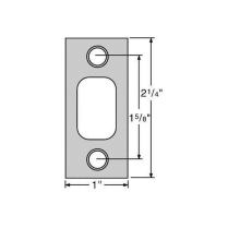 Kwikset 85072 1&rdquo; x 2-1/4&rdquo; Light Duty Square Deadbolt Strike