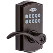 Kwikset 955 Venetian Bronze Pembroke SmartCode Keypad Lever