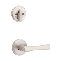 Kwikset 966KAL15 Katella Lever Single LEP Nickel