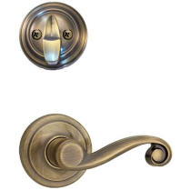 Kwikset 966LL Lido Lever Single Cylinder Interior Trim for H