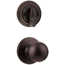 Kwikset 966P Polo Knob Single Cylinder Interior Trim for Han