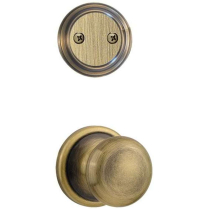 968H 5 HANCOCK INTERIOR PACK ANTIQUE BRASS KNOB TRIM