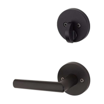 Kwikset 971MIL 514 RDT Milan Iron Black Inside Trim