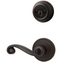 Kwikset 979LL Lido Lever Double Cylinder Interior Trim for Handleset