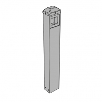LCN 8310-866 Post, Bollard, 42" X 4" X 6"