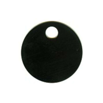 Lucky Line Aluminum Key Tag-Black (100/Pk)