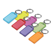 Lucky Line 60500 ID Tag Jmp Ring Skr Asst 100 per Box