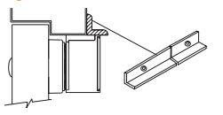 Schlage Electronics 4905A-628 490 Series Angle Bracket