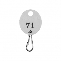 Lund 504-C Standard 3/64" Plastic Colored Tags Blank