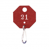 Lund 507-NUM Standard 3/64" Fibre Colored Tag Numbered