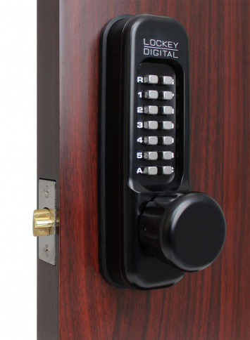 LockeyUSA 1600JBMG Keyless Heavy Duty Knob Lock