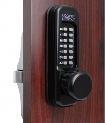 LockeyUSA 160PJBMG Keyless Panic Trim Jet Black