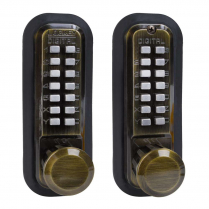 LockeyUSA 2830ABDC Keyless Knob Lock Passage