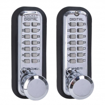 LockeyUSA 2830BCDC Keyless Knob Lock Passage